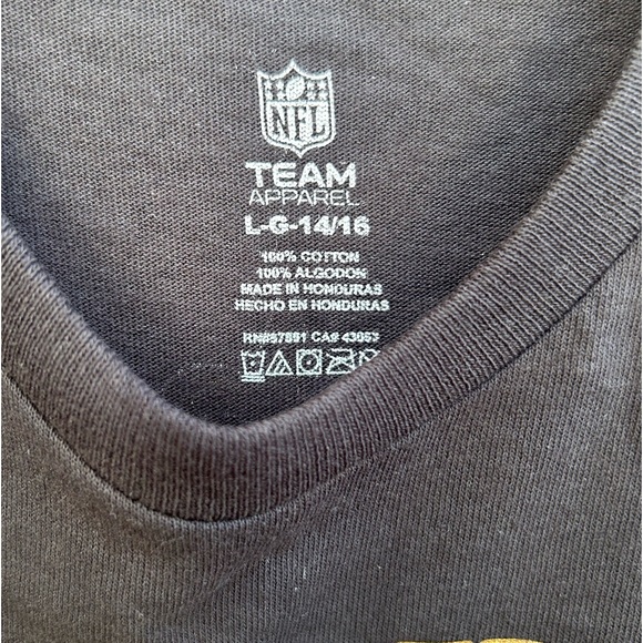 NWT NFL Team Apparel New Orleans Saints Drew Brees #9 Youth T-Shirt L 14-16 - Picture 6 of 6